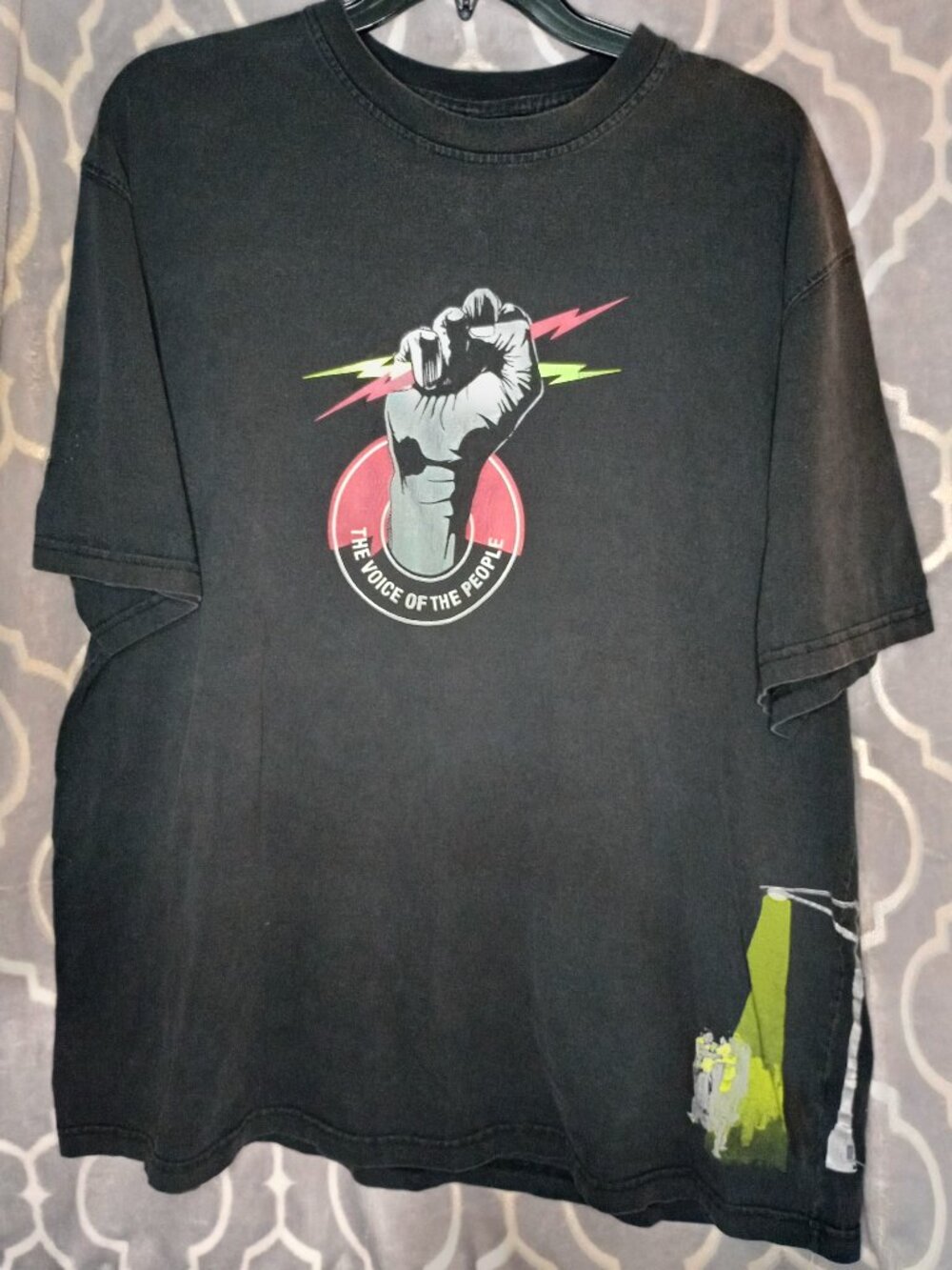 VTG Roca Wear Streetwear Hip Hop 3XL Black Shirt Men's